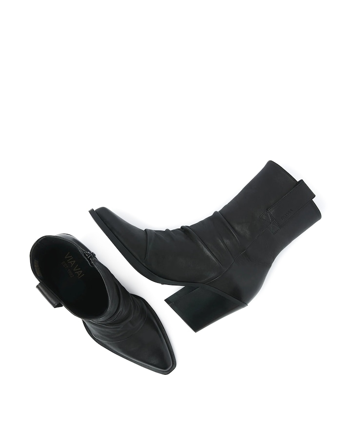 Gioia Stella enkellaarzen zwart