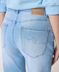 Brielle Flare dames jeans blauw