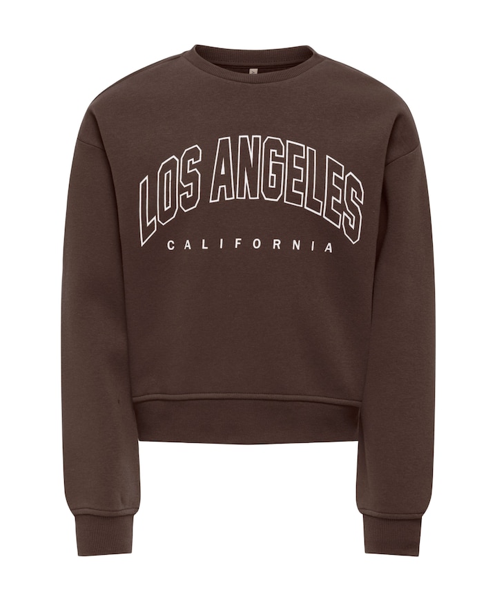 Meisjes sweater bruin