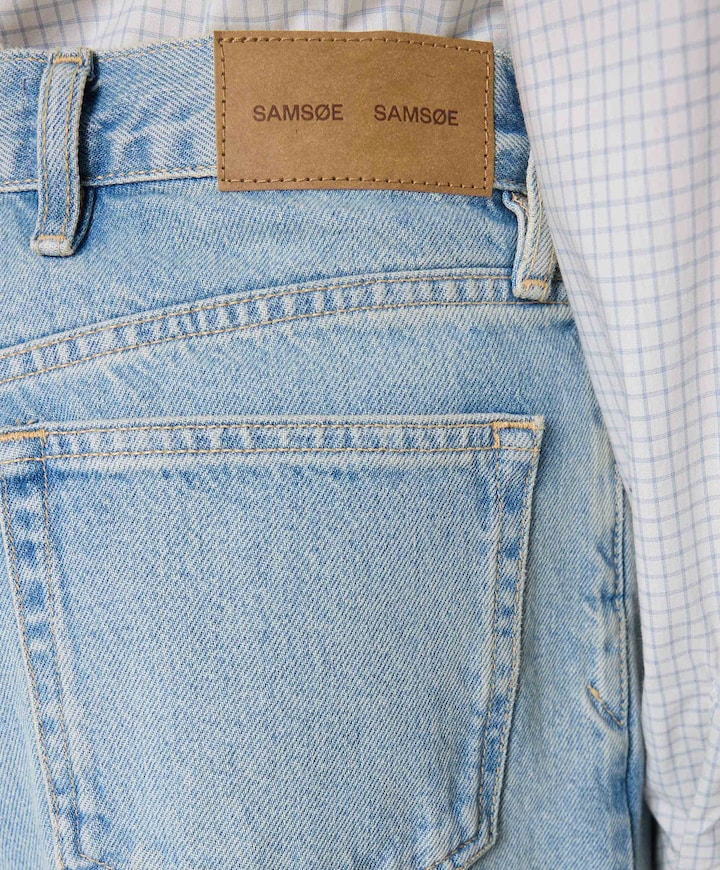 Saharper culotte 15769 dames jeans blauw