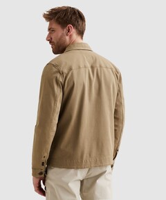 Heren spijkerjas beige