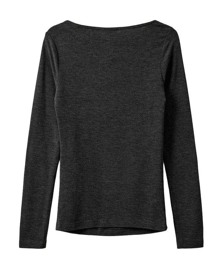 Meisjes longsleeve grijs
