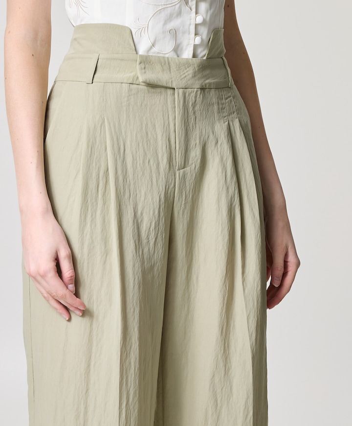 Meline flow dames broek groen