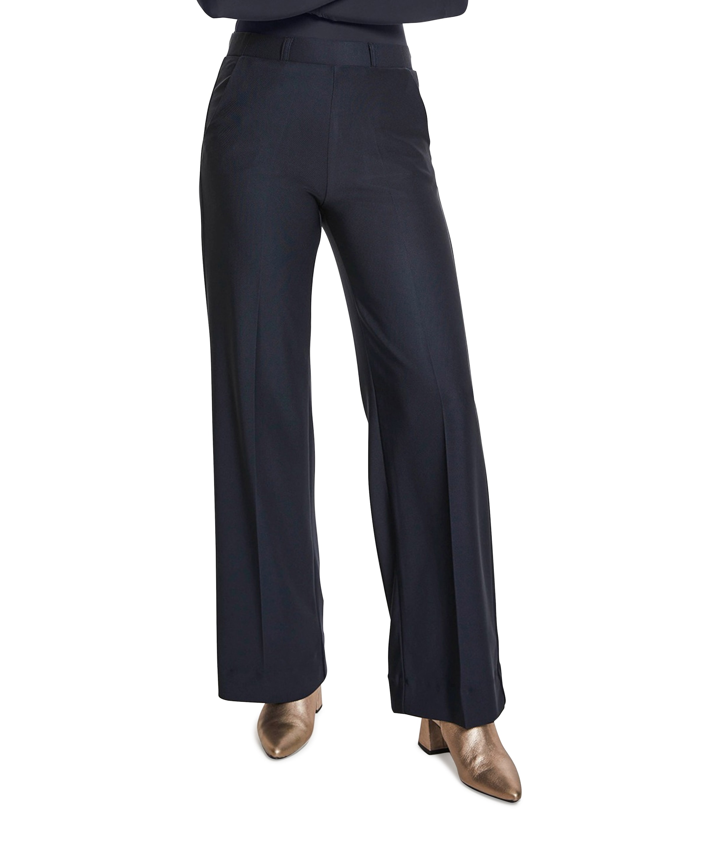 Mira (Elastic) - Twill Jersey - 708 dames broek blauw