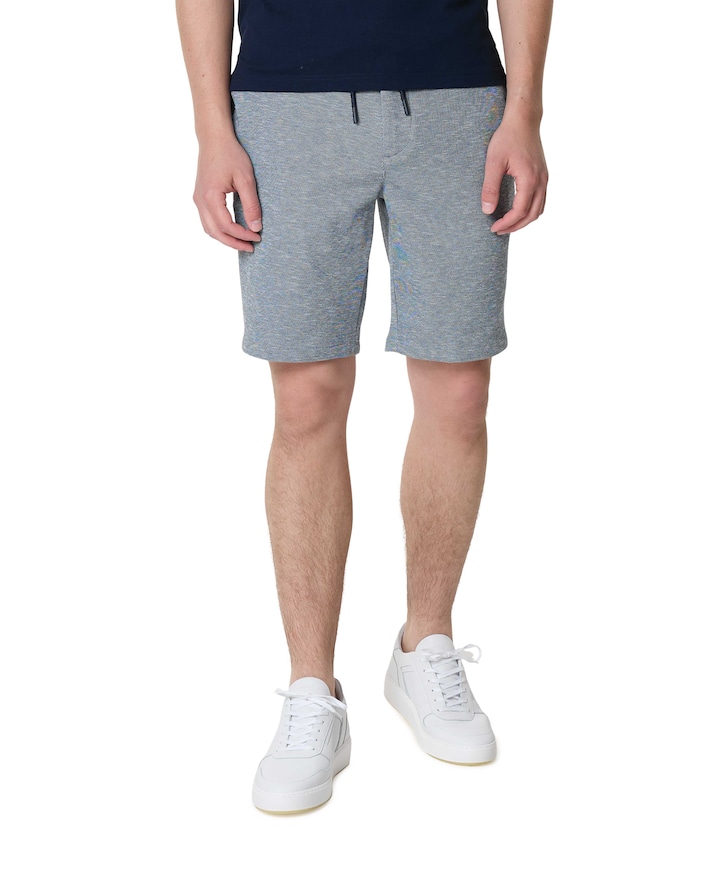 heren korte broek blauw