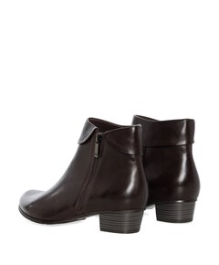 dames enkellaarzen bruin