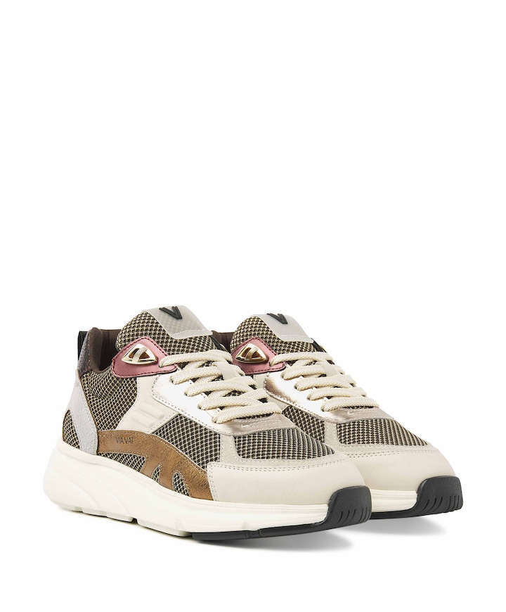 Vic Harmony dames sneakers beige