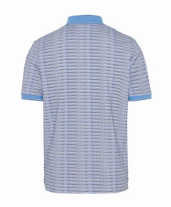 Heren polo blauw