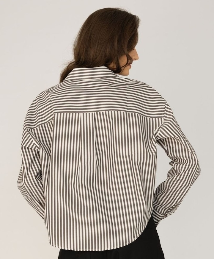 Dames blouse bruin