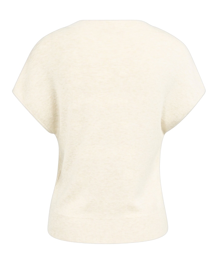 Dames vest ecru