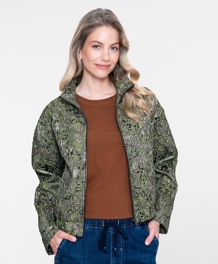Dames jas groen