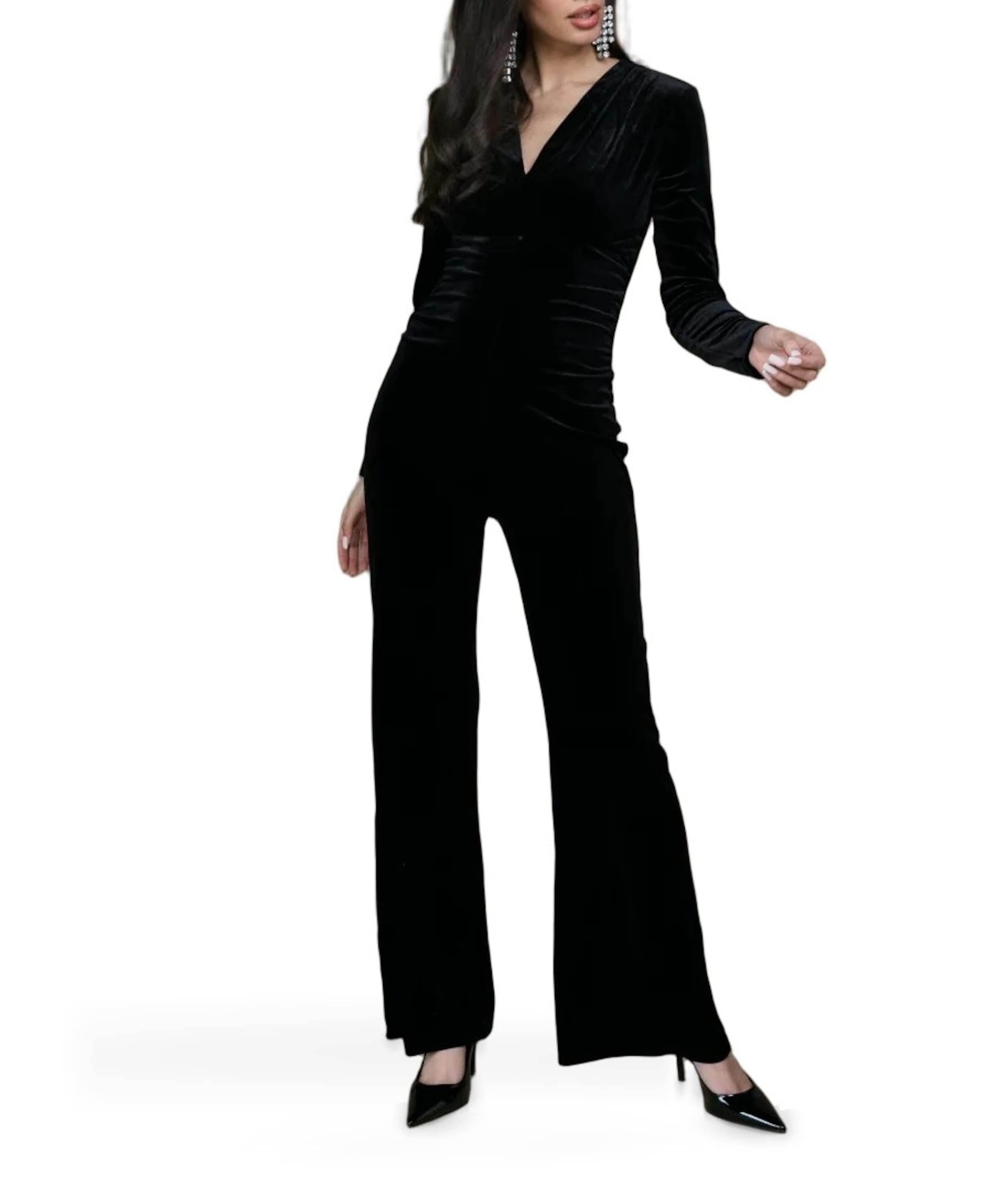 dames jumpsuit zwart
