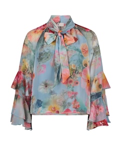 Dames blouse blauw