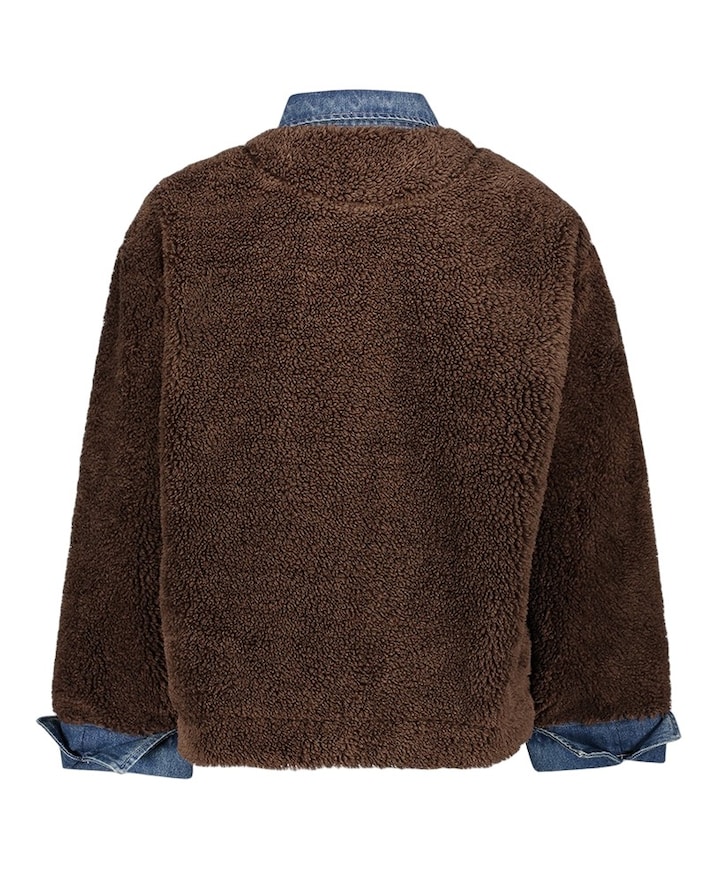 Dames vest bruin