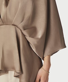 Dames blouse beige