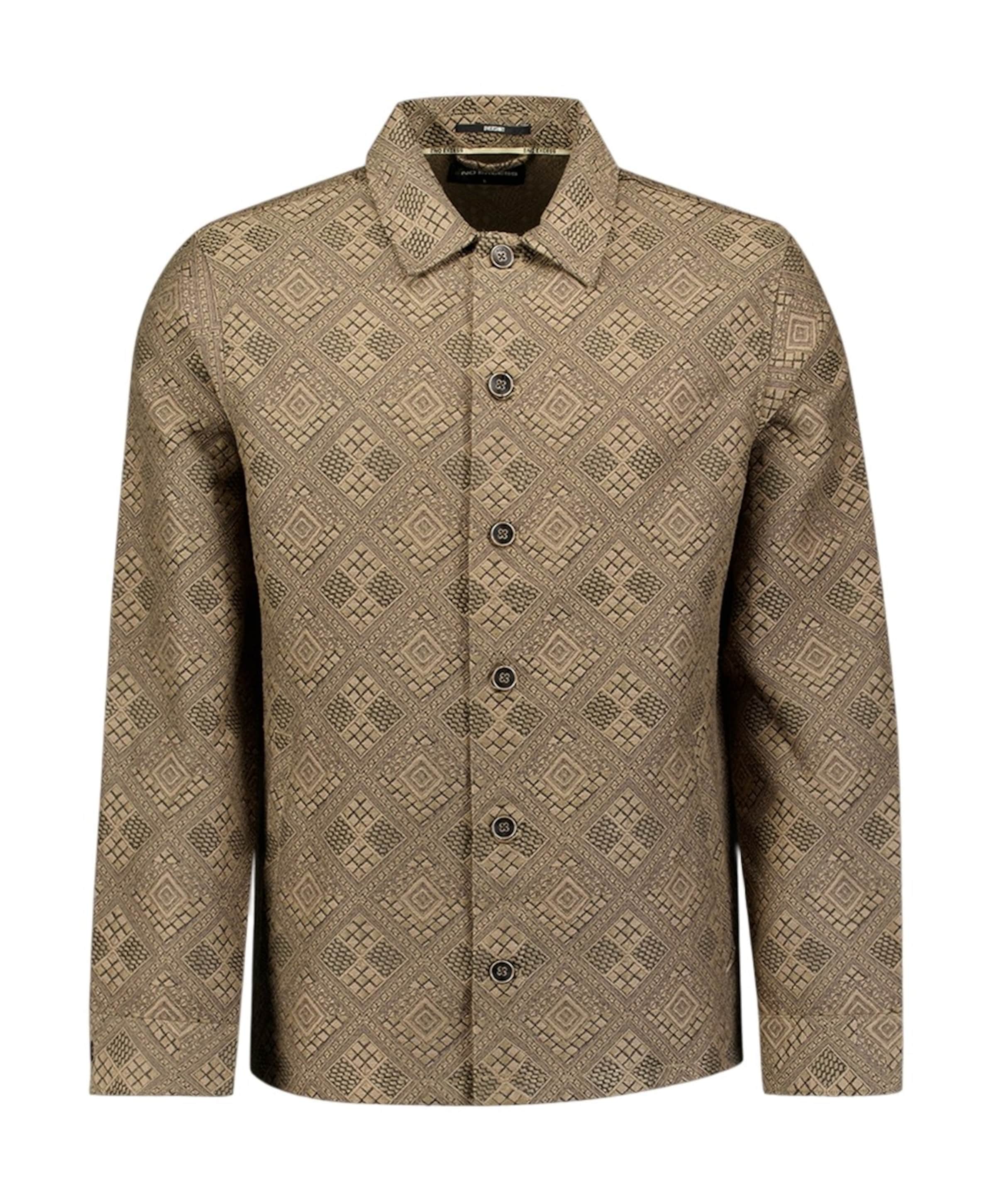 Heren overshirt beige