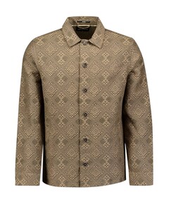 Heren overshirt beige