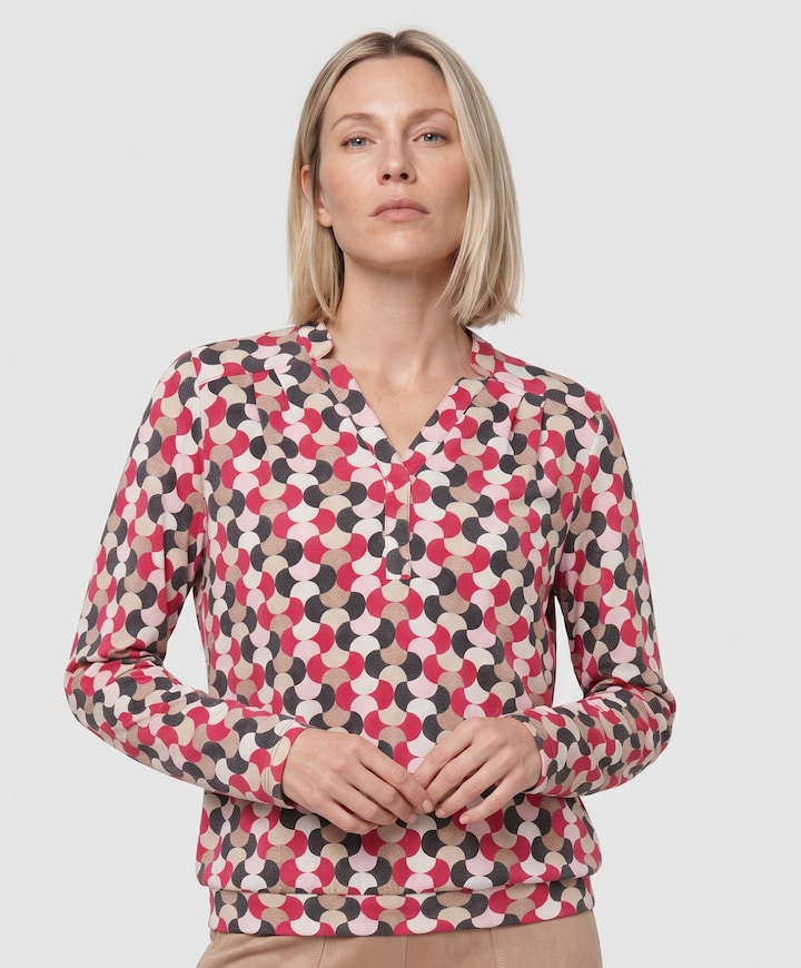 Dames longsleeve roze