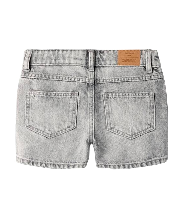 NKFROSE REG DNM SHORTS 6042-AC NOOS meisjes korte broek grijs