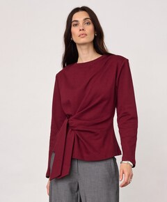 Dames longsleeve bordeaux