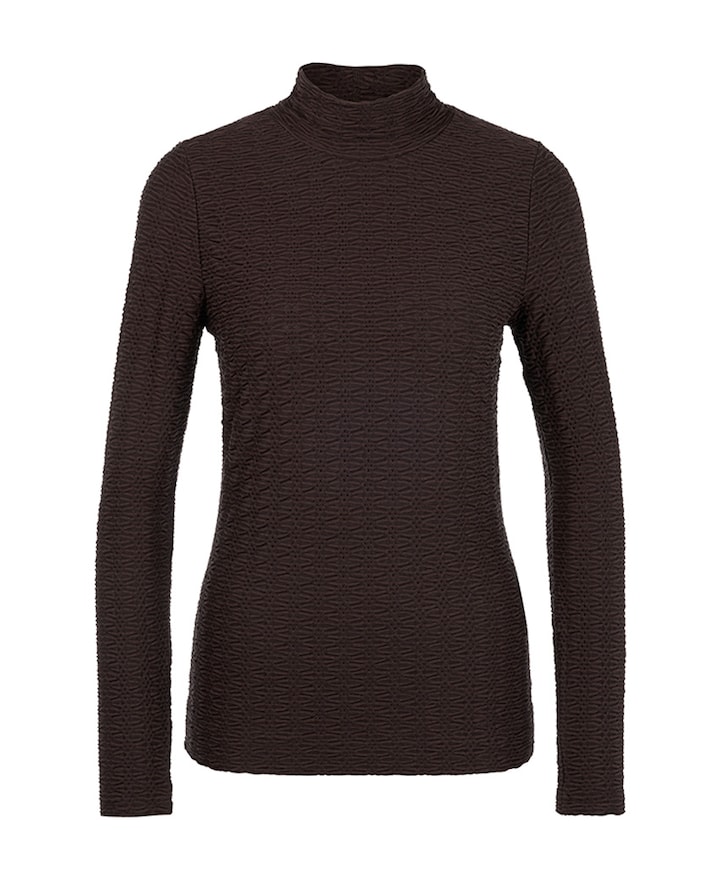 Dames top bruin