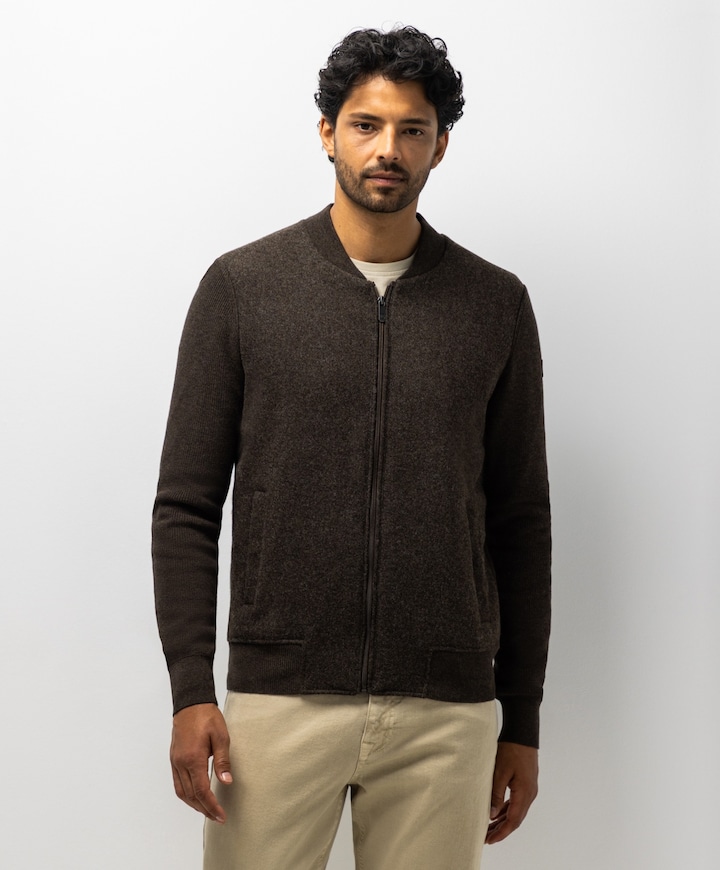 Heren vest bruin