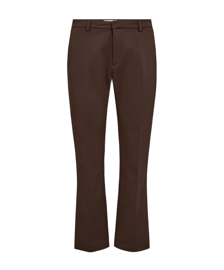 FQIsadora-pa-bootcut dames pantalon bruin