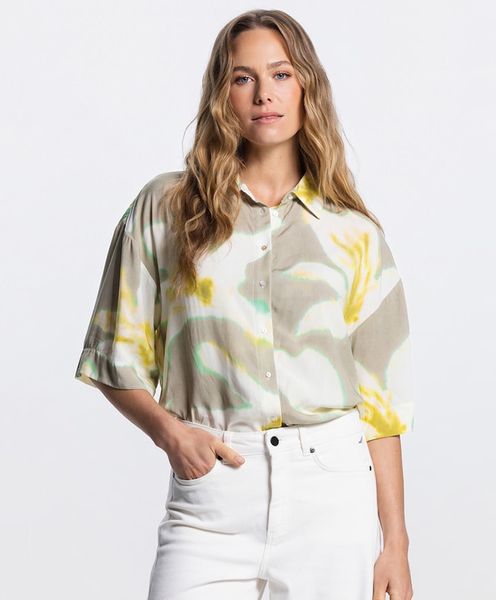 Dames blouse groen