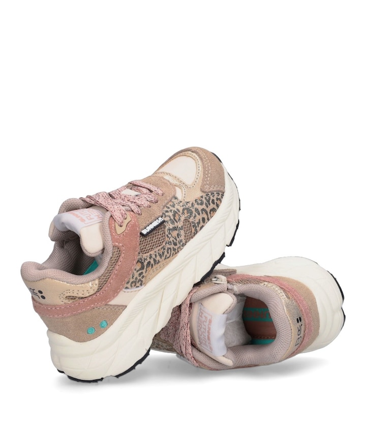 Reza Rush meisjes sneakers beige