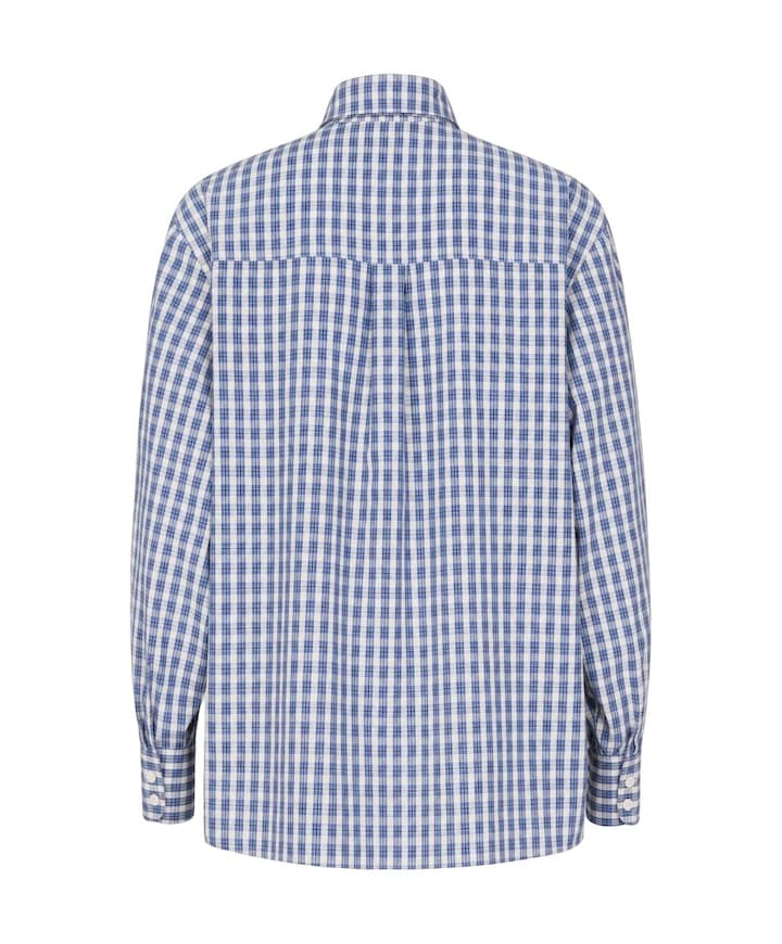 Dames blouse blauw