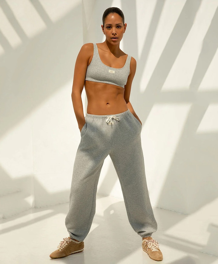 Lena dames broek grijs