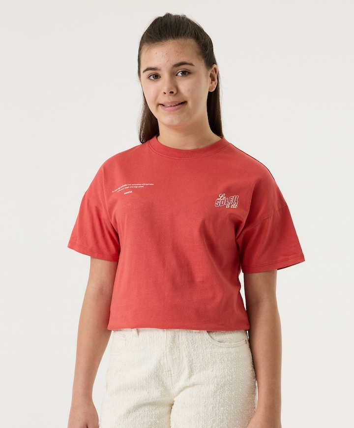 Meisjes T-shirt rood