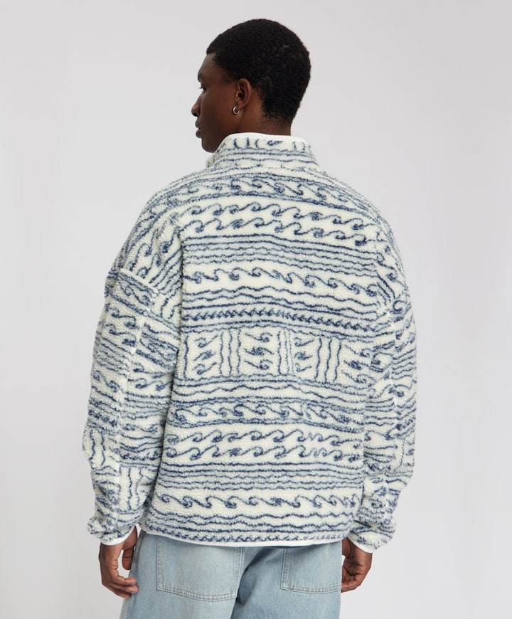 Heren vest ecru