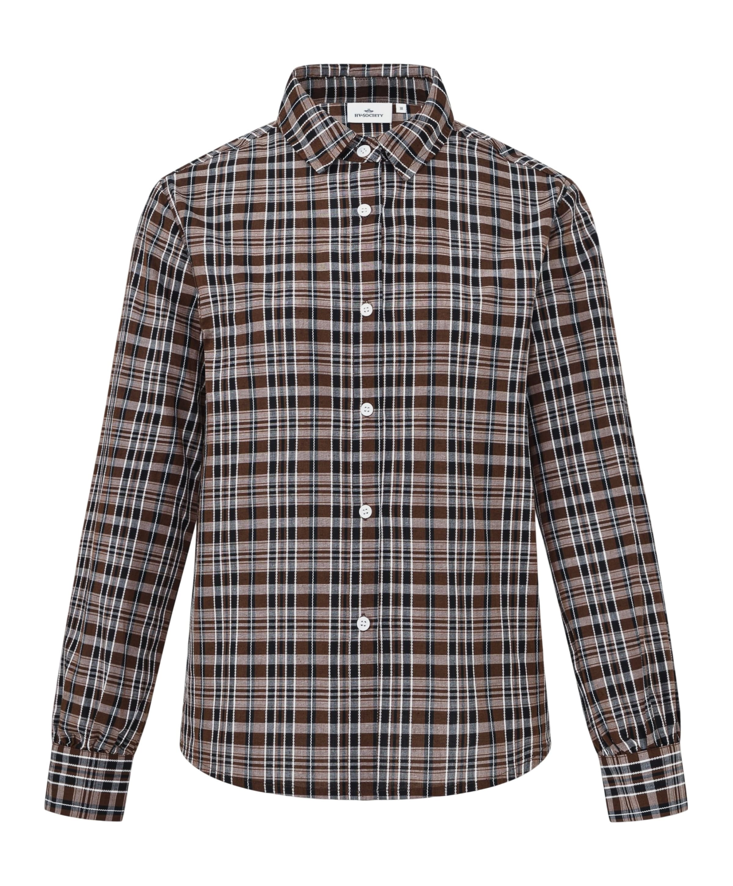 Dames blouse bruin