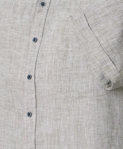 Heren overhemd korte mouw groen