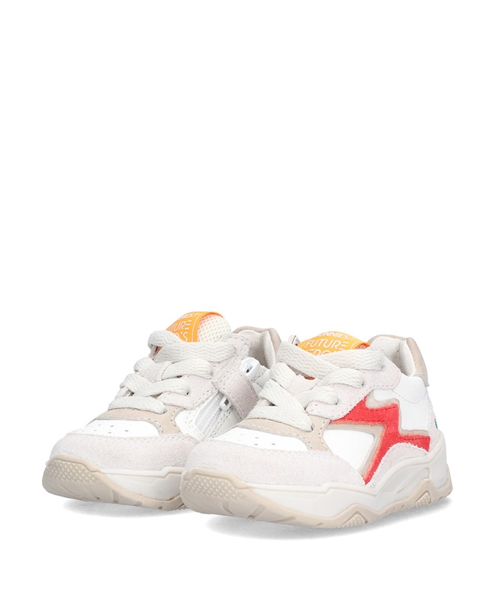 Cleo Chunky jongens sneakers ecru