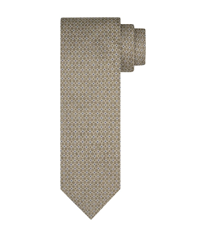 Heren stropdas beige