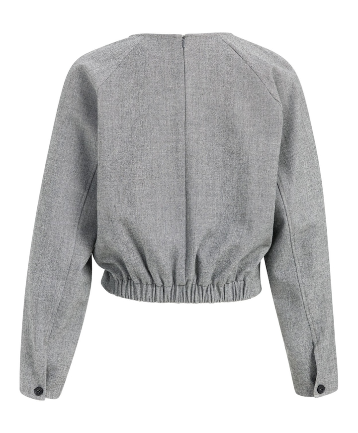 Dames top grijs
