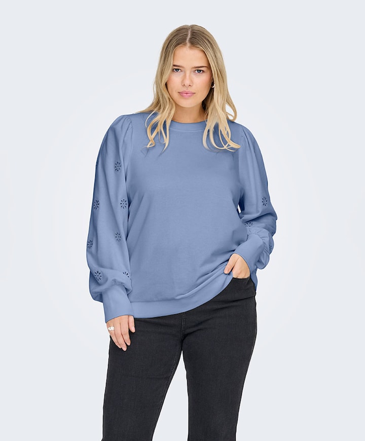 Dames sweater blauw
