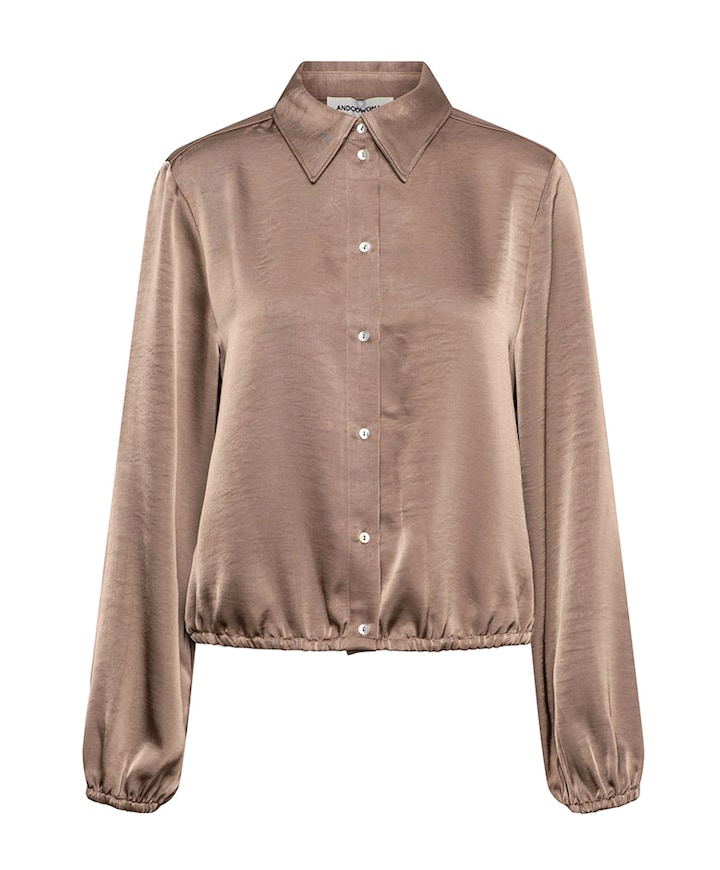 Dames blouse beige