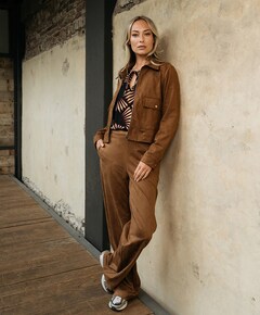 HAZEL dames broek bruin