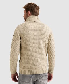 Heren vest ecru
