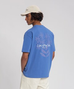 Heren T-shirt blauw