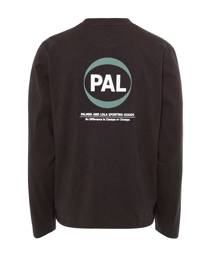 Heren longsleeve bruin