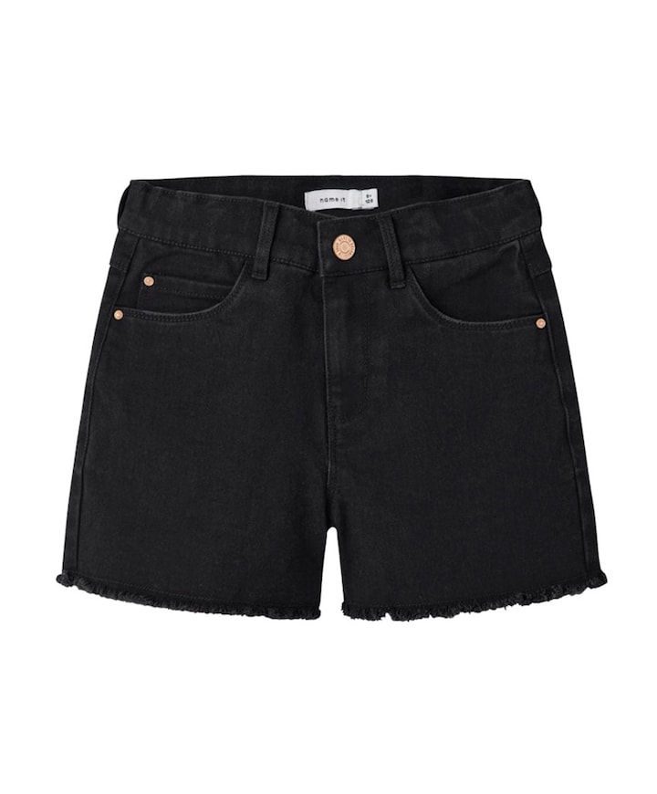 NKFROSE HW MOM  DNM 8222-YA meisjes korte broek zwart