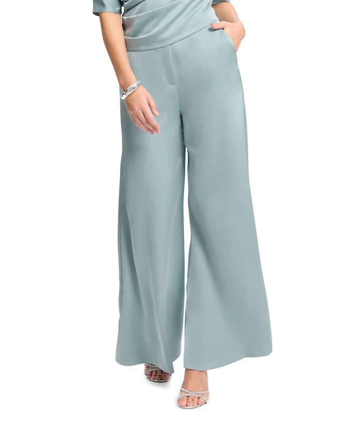 dames pantalon blauw