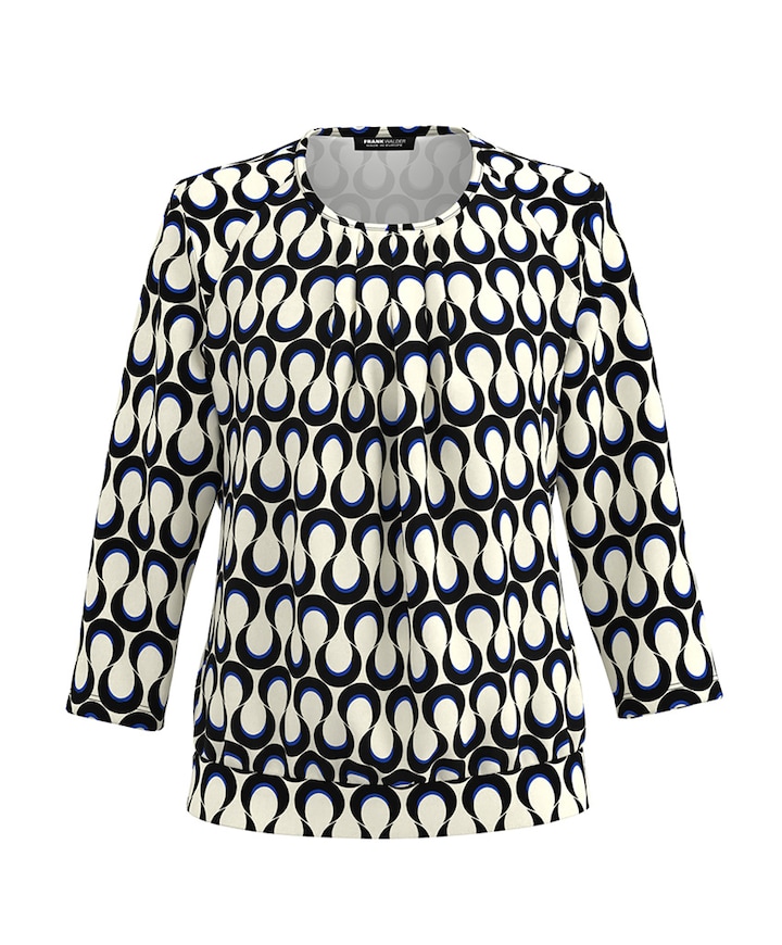 Dames longsleeve blauw