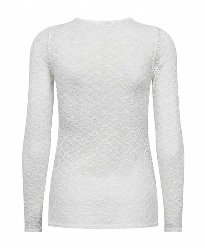Dames top ecru