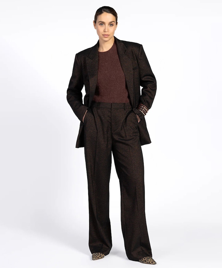 NORE CHECK VIS 570 dames broek zwart