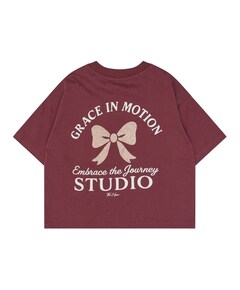 Meisjes T-shirt bordeaux